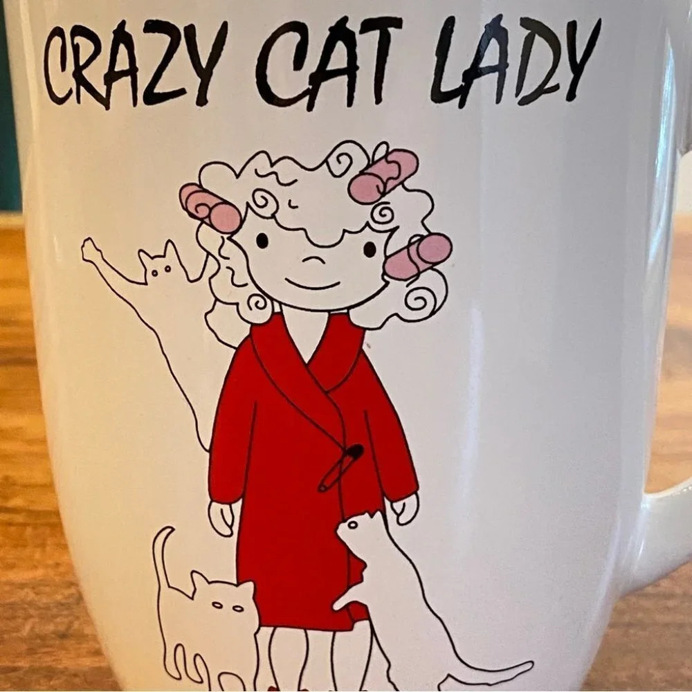 Crazy Cat Lady Super Large Mug 20oz - Picture 5 of 12